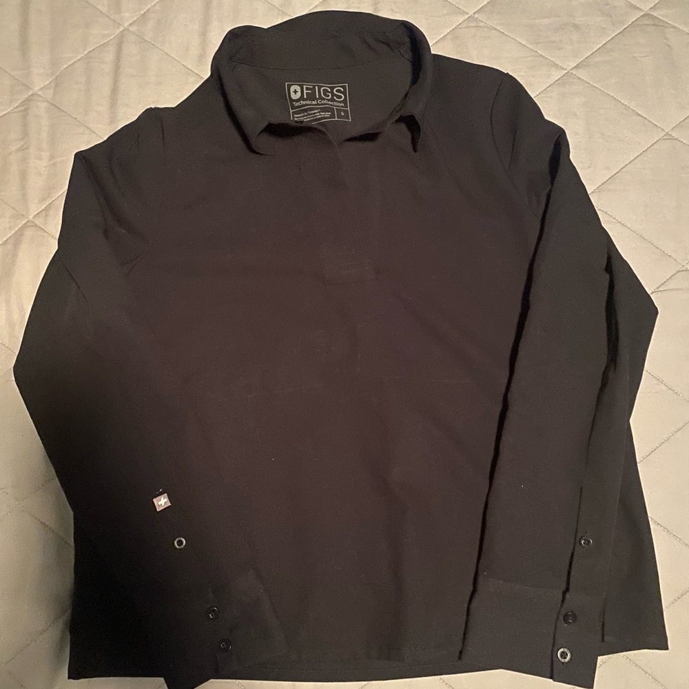 **sold**Figs Nala long sleeve scrub polo